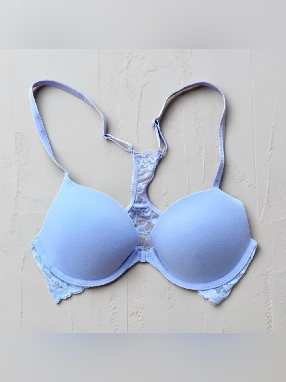 Victoria's Secret Light Lavender Lace Racerback Bra